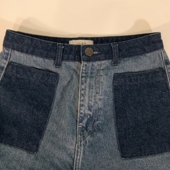 JUST Female Contrast Detail Wide Leg Jeans | Size 26 - Picture 6 of 6